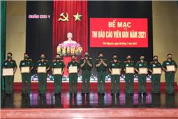 Hội thi báo cáo viên giỏi Quân khu năm 2021 thành công tốt đẹp